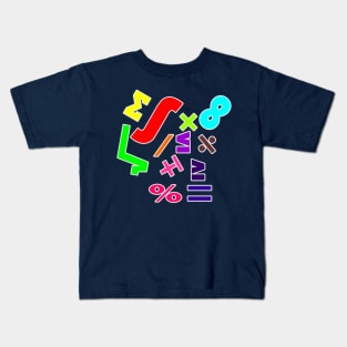 Mathematical formulas Kids T-Shirt